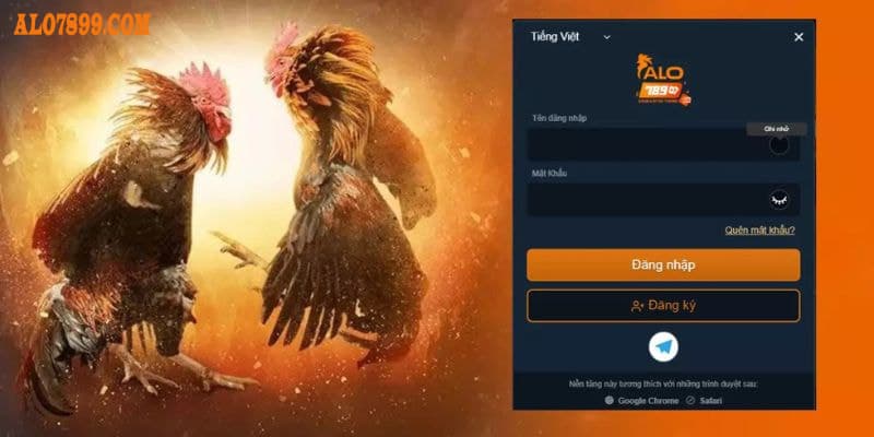 Bước 3: Hoàn tất đăng nhập sân chơi Alo789